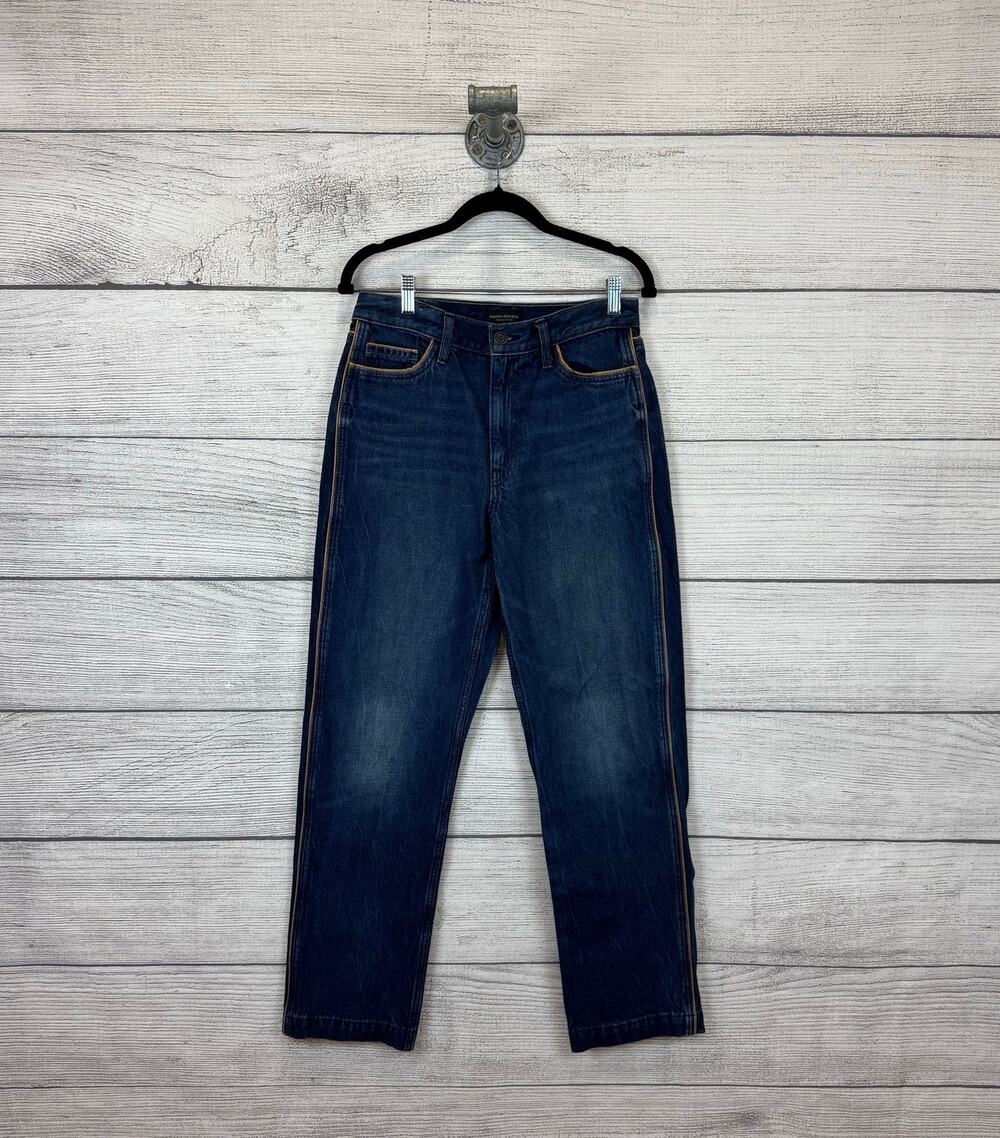 Banana Republic Women's High Rise Vintage Straight Leg Jeans Size 28